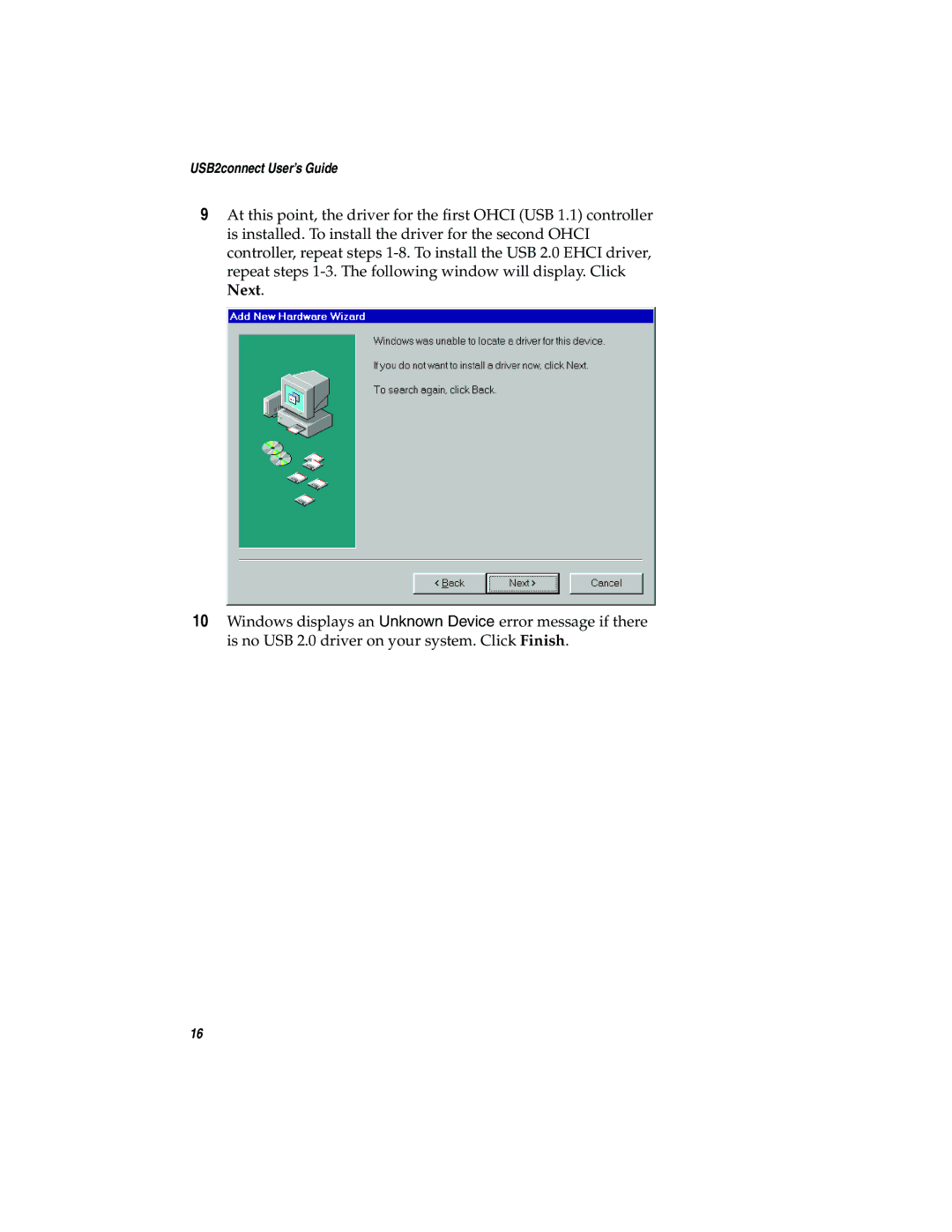 Adaptec USB2connect Host Bus Adapter manual USB2connect User’s Guide 