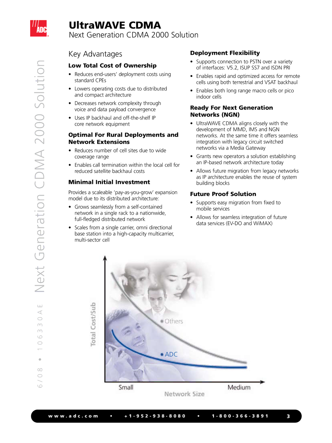 ADC manual 6 3 3 0 a E Next Generation Cdma 2000 Solution, Key Advantages 