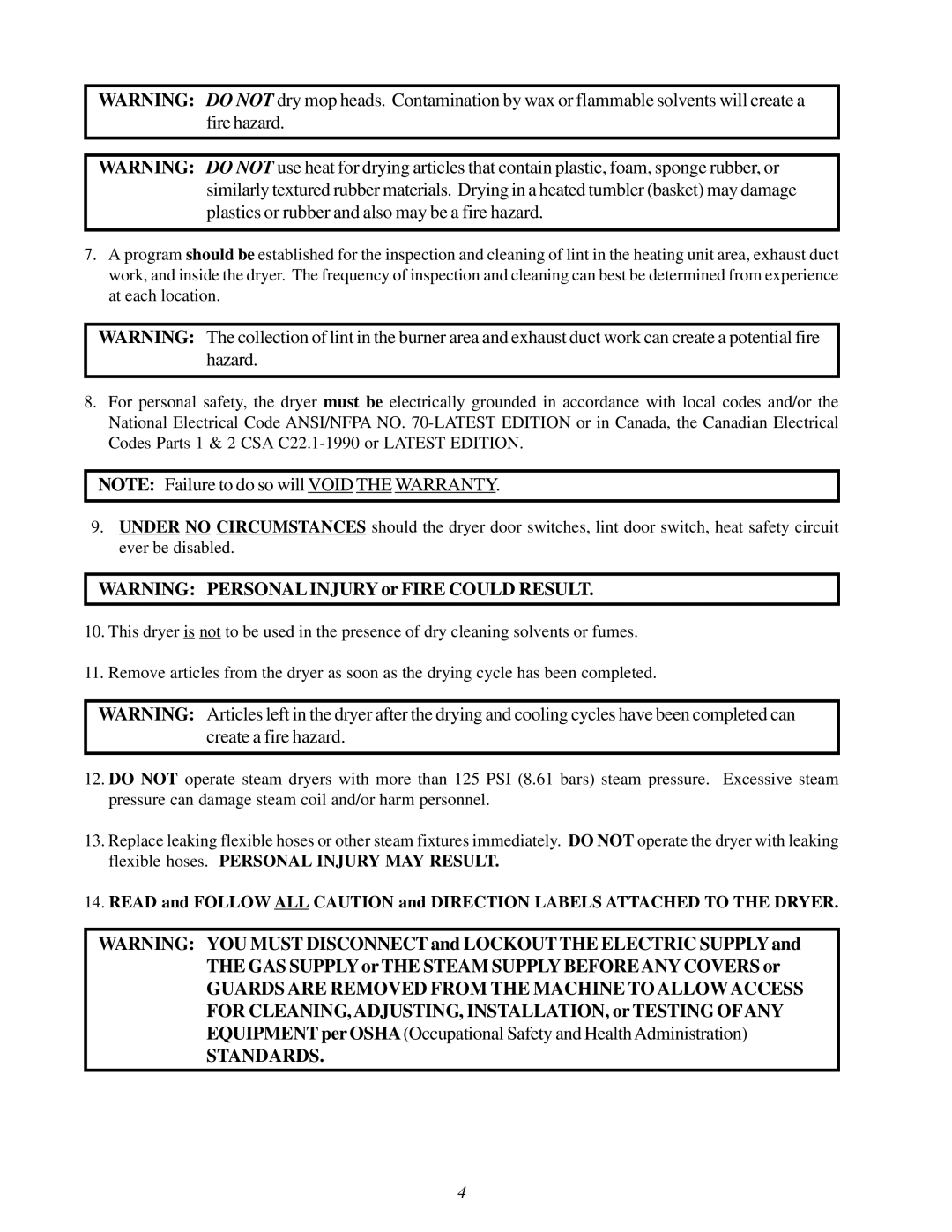 ADC 450428 service manual Standards 