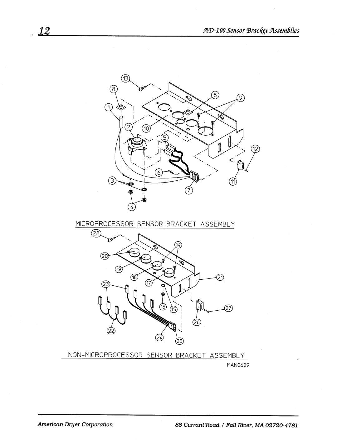 ADC AD-100 manual 