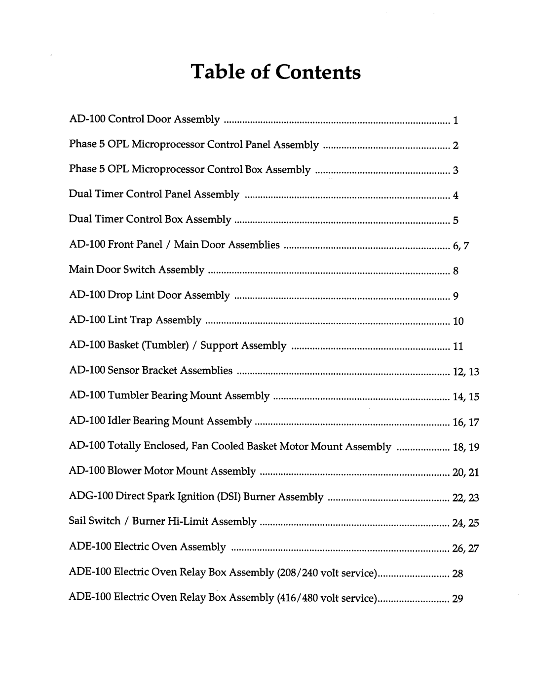 ADC AD-100 manual 