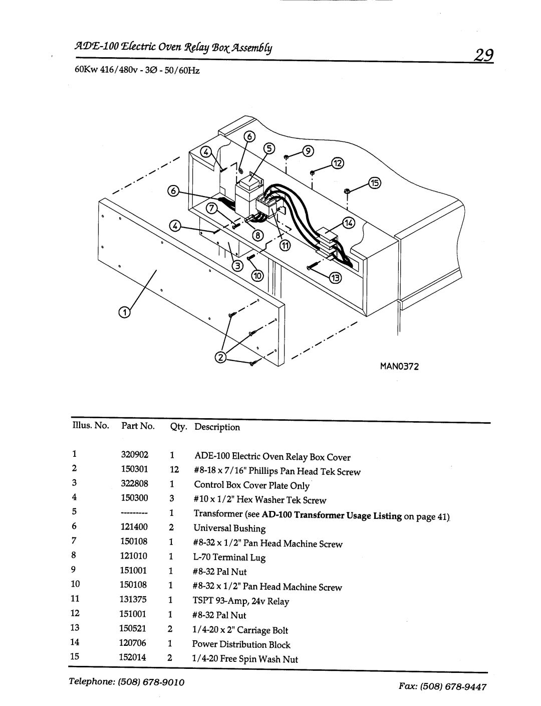 ADC AD-100 manual 