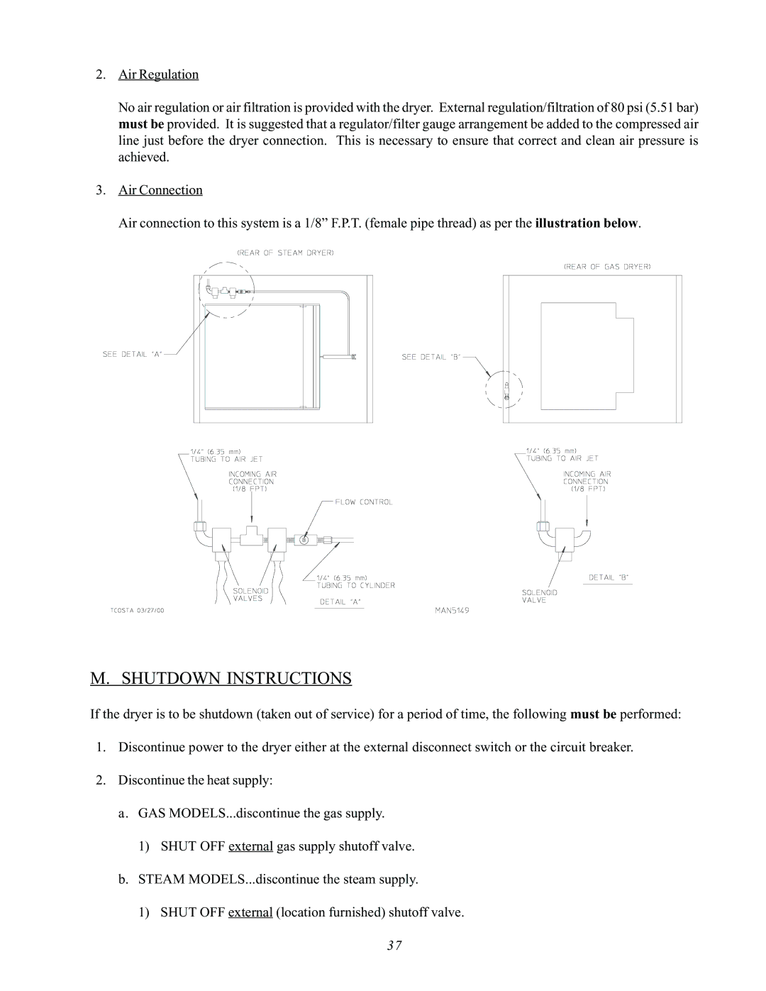 ADC AD-170SE installation manual Shutdown Instructions 