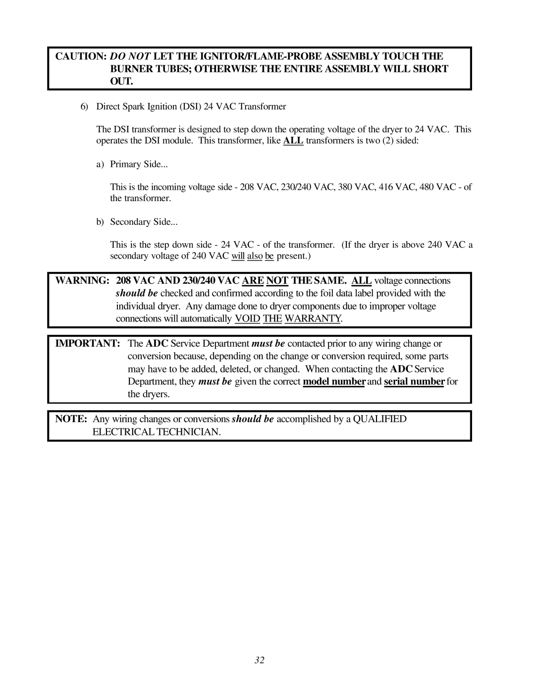 ADC AD-200 service manual 