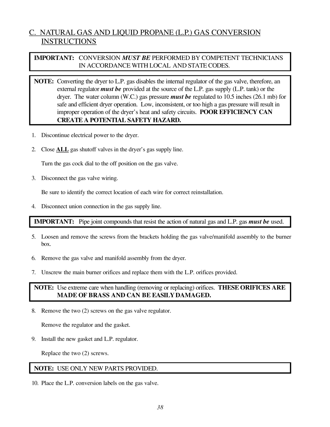 ADC AD-200 service manual Create a Potential Safety Hazard 