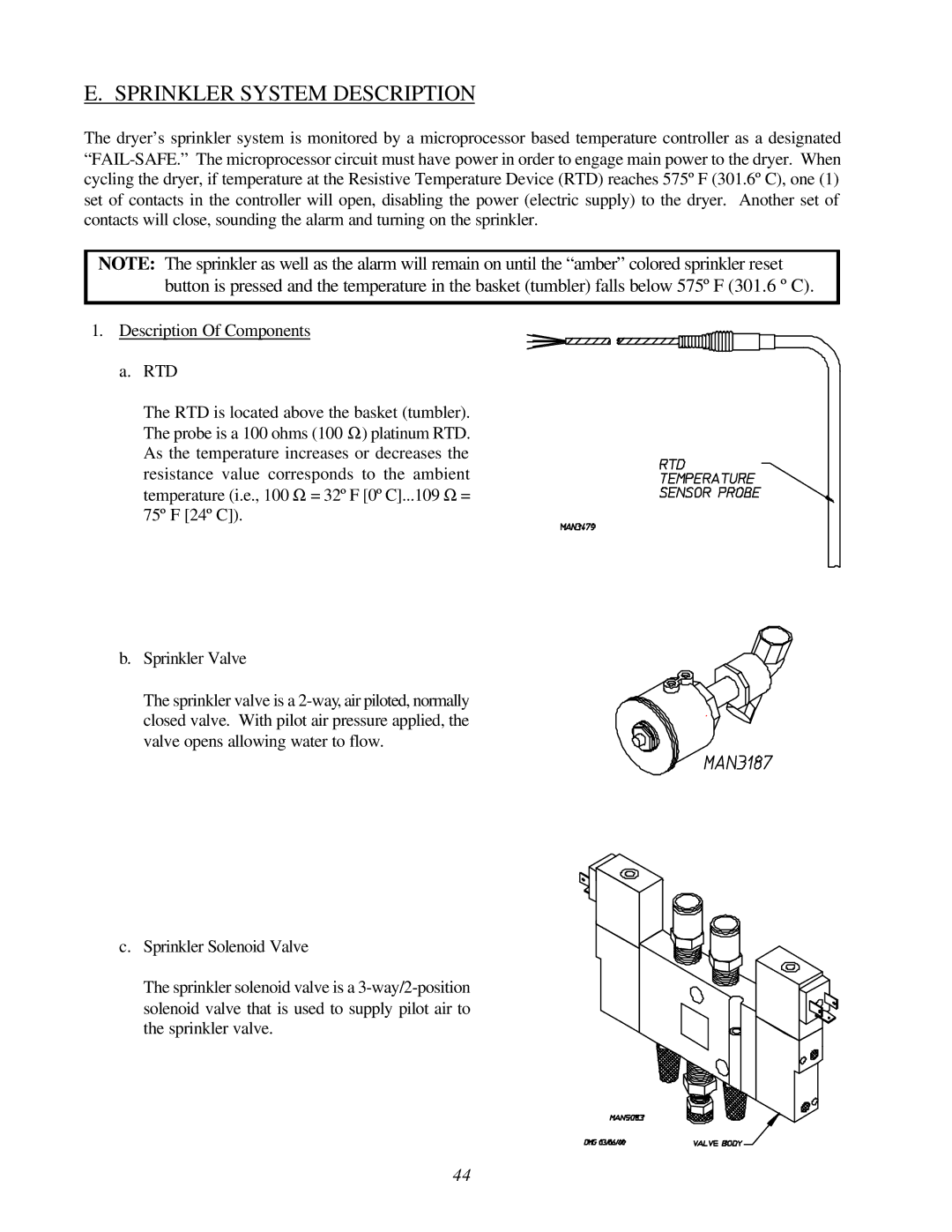 ADC AD-200 service manual Sprinkler System Description 