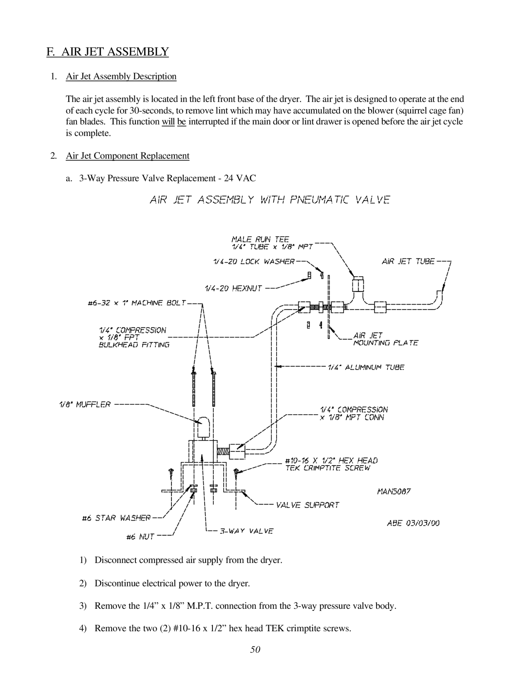 ADC AD-200 service manual AIR JET Assembly 