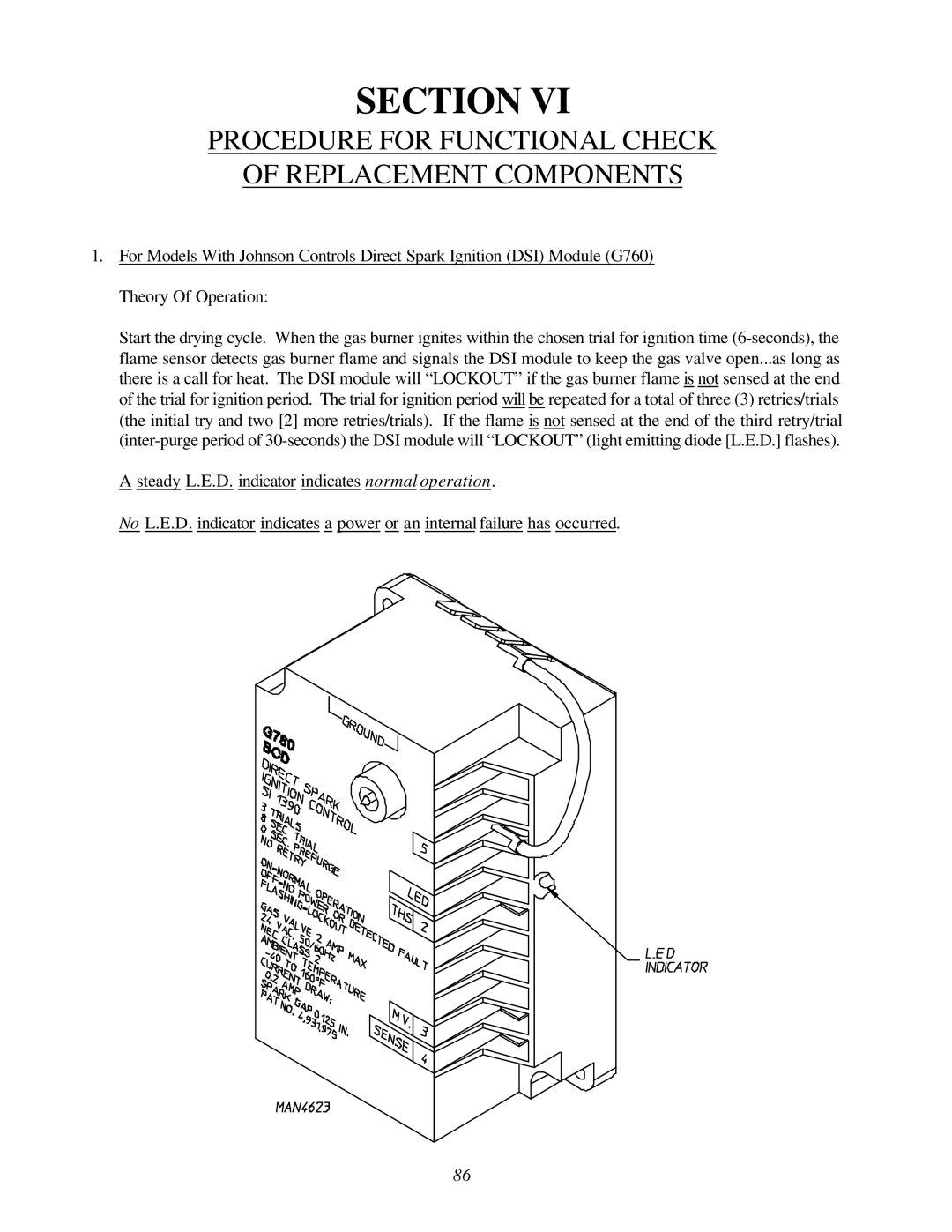 ADC AD-200 service manual Procedure for Functional Check Replacement Components 