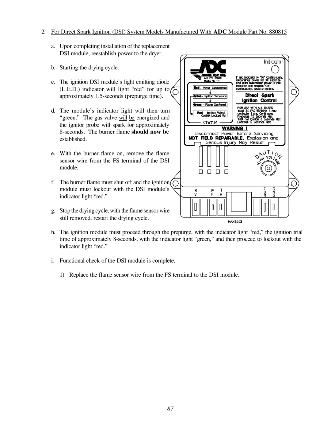 ADC AD-200 service manual 