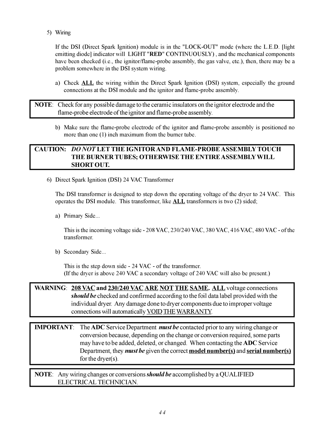 ADC AD-310 service manual 