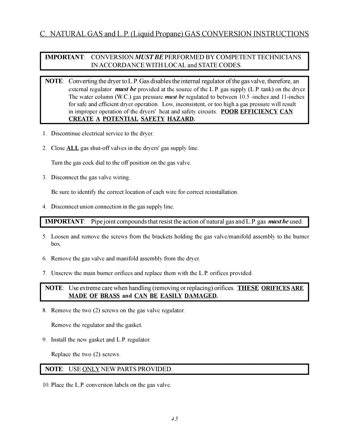 ADC AD-310 service manual Create a Potential Safety Hazard 