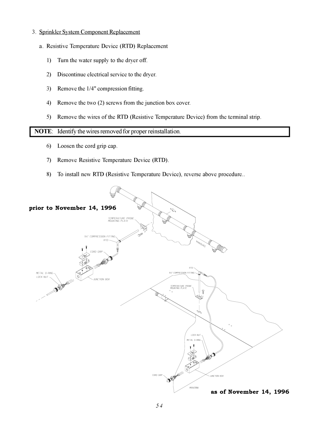 ADC AD-310 service manual Prior to November 14 As of November 14 