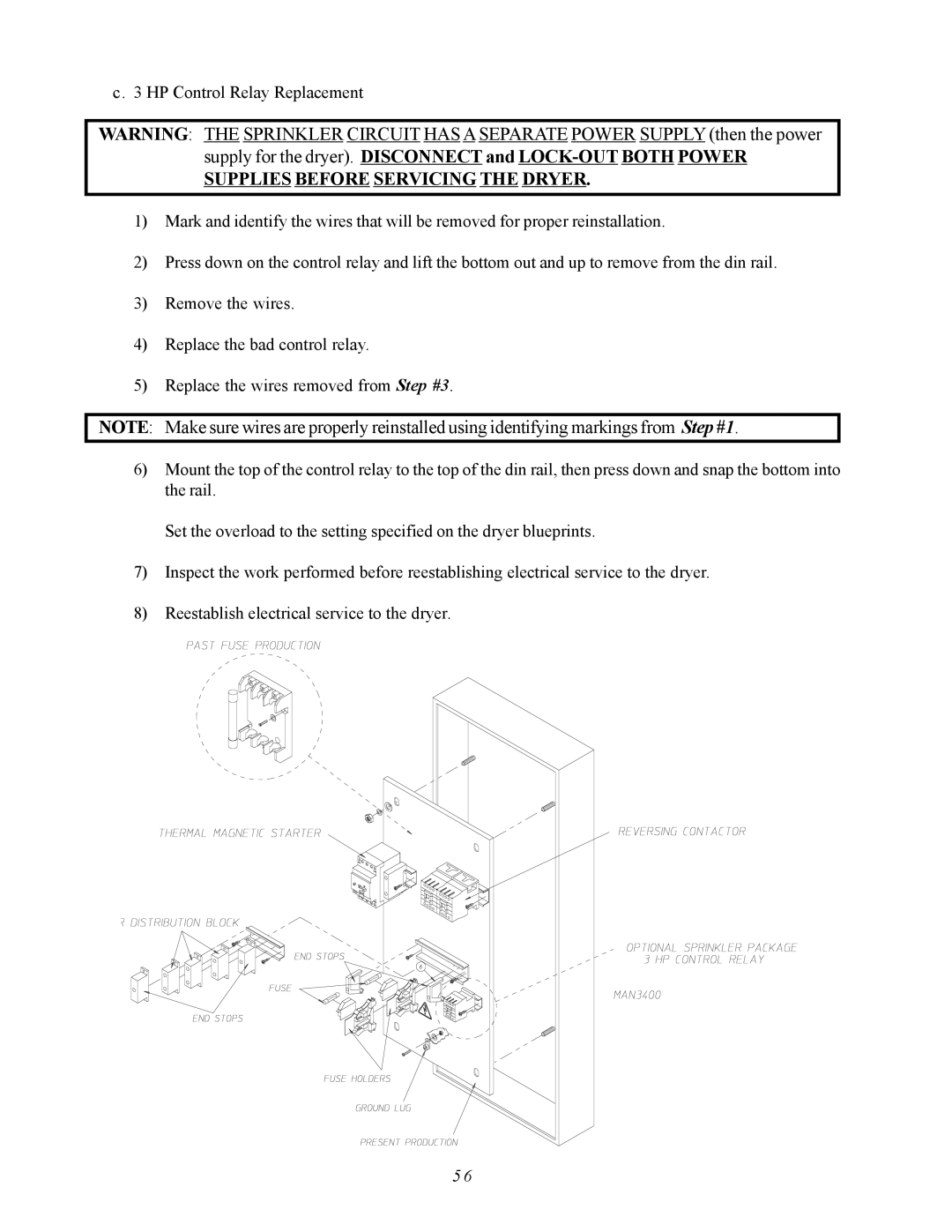 ADC AD-310 service manual Supplies Before Servicing the Dryer 