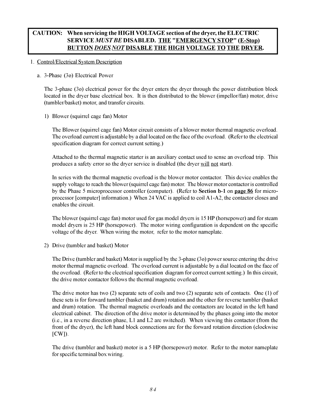 ADC AD-310 service manual Button does not Disable the High Voltage to the Dryer 