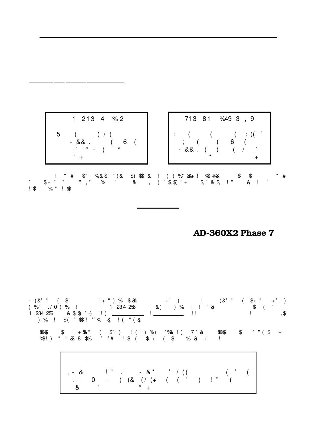 ADC AD-360X2 manual Retain This Manual In a Safe Place For Future Reference 