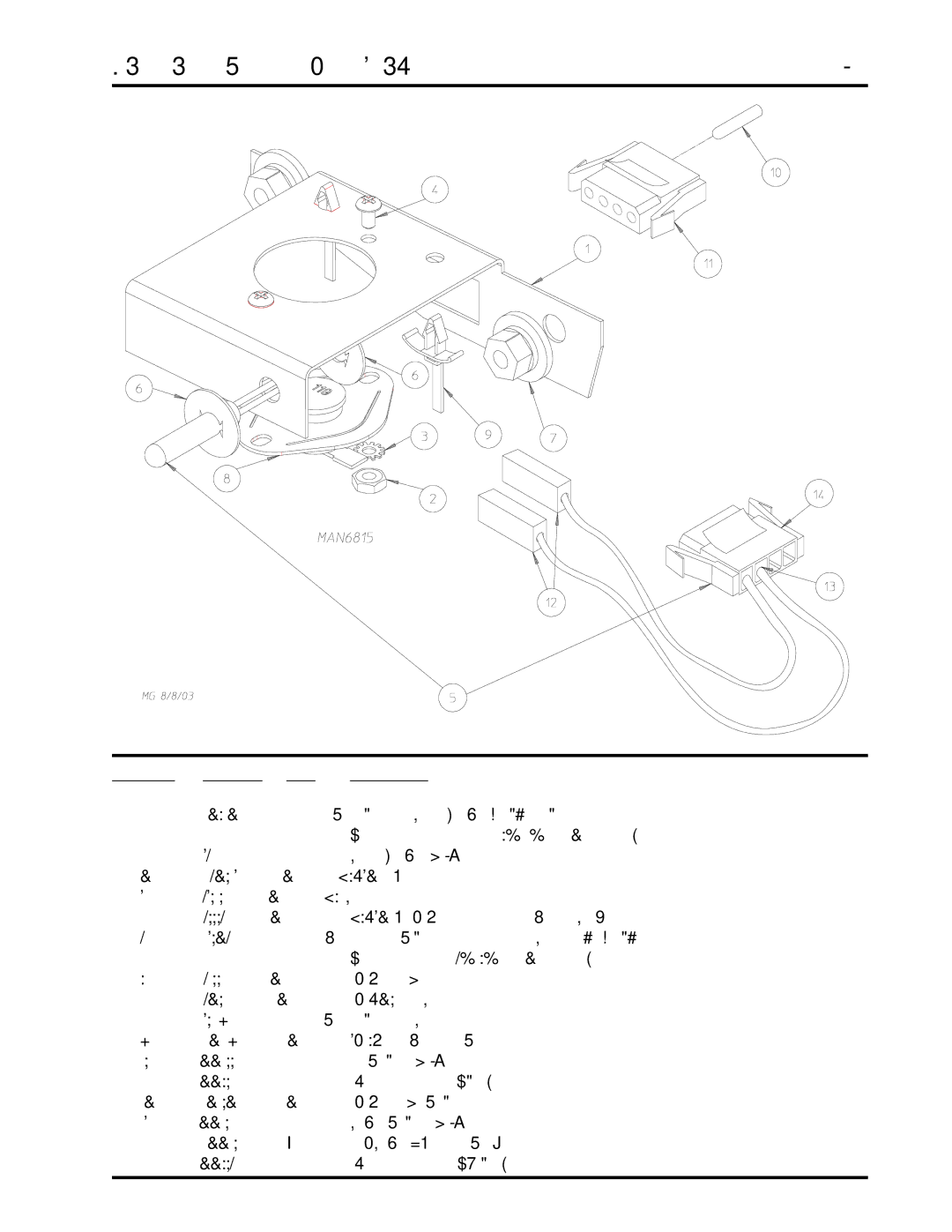 ADC AD-360X2 manual Microprocessor Temperature Sensor Bracket Assembly 