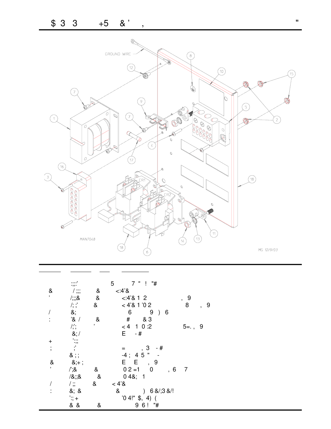 ADC AD-360X2 manual Rear Electrical Panel Top and Bottom 