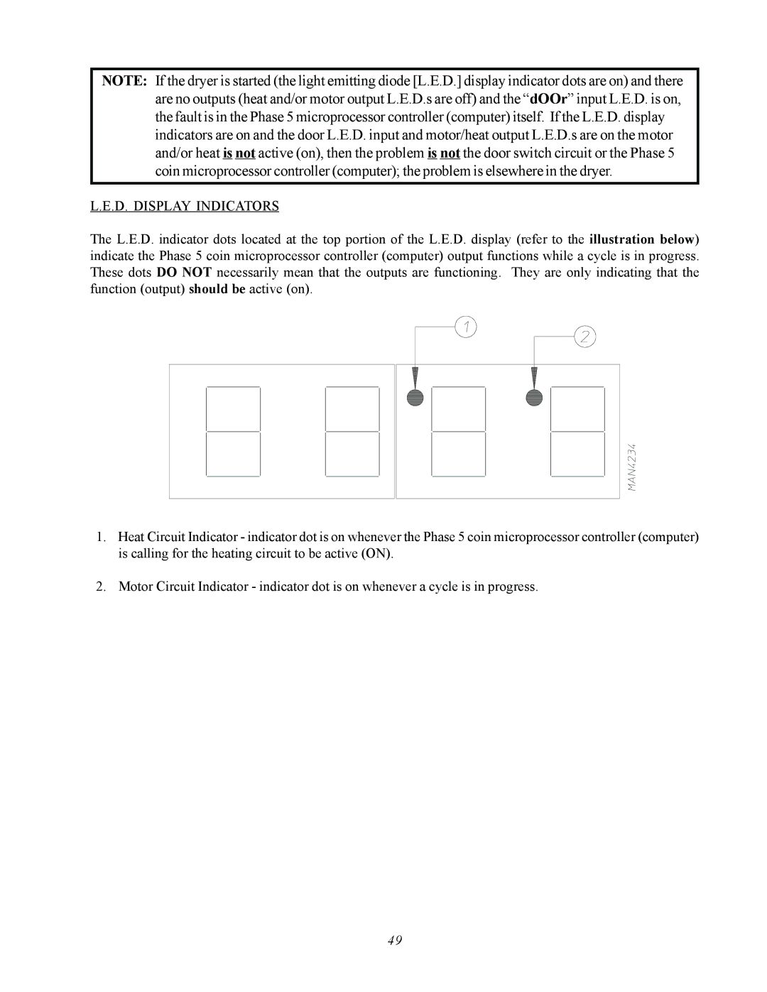 ADC AD-360X2 manual D. Display Indicators 