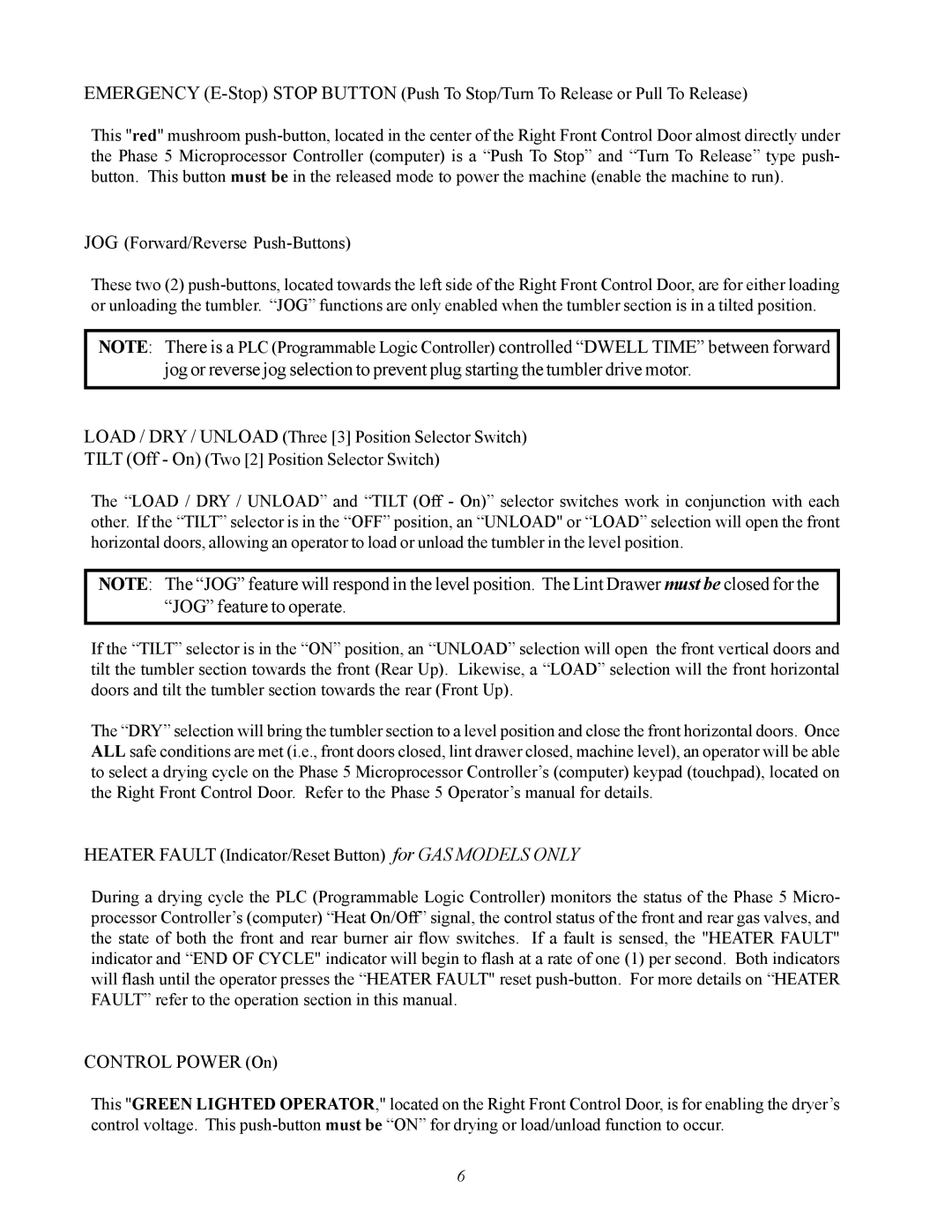 ADC AD-410 service manual Control Power On 