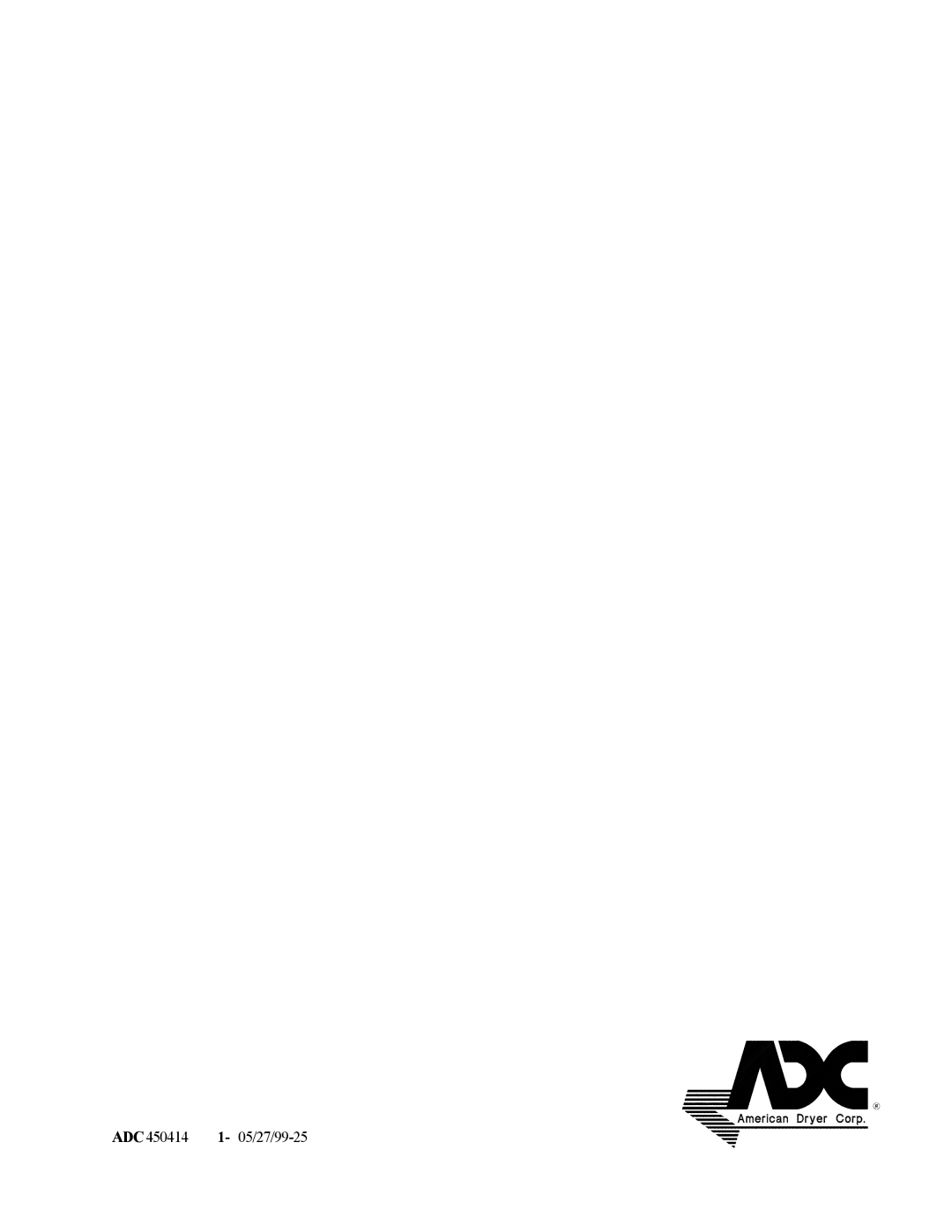 ADC AD-410 service manual ADC450414 1- 05/27/99-25 