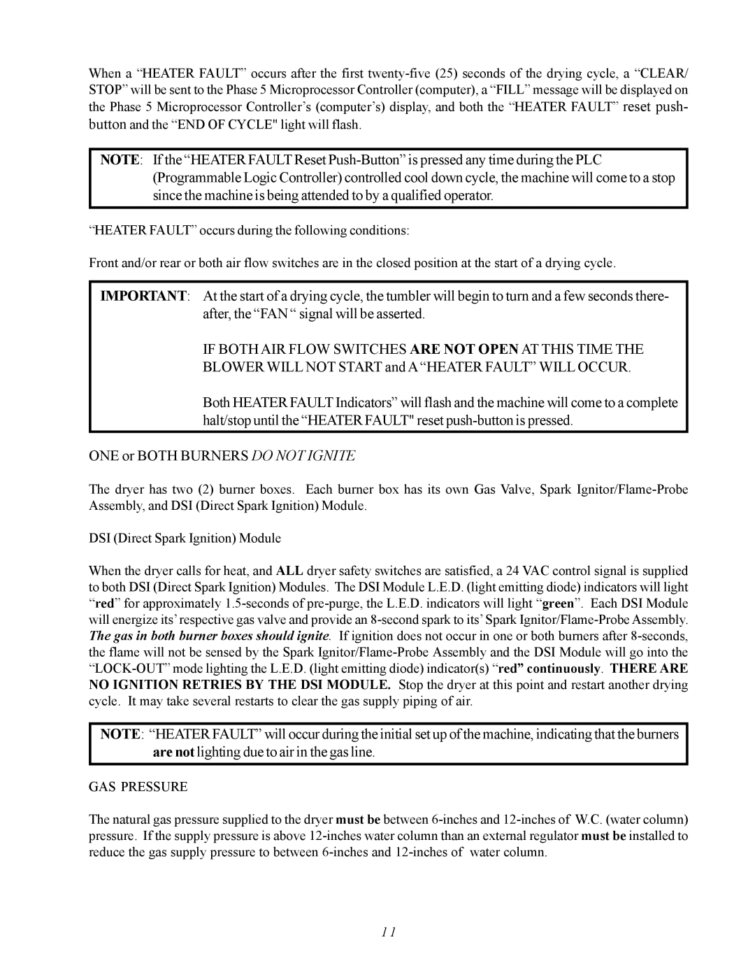 ADC AD-410 service manual If Both AIR Flow Switches are not Open AT this Time, GAS Pressure 