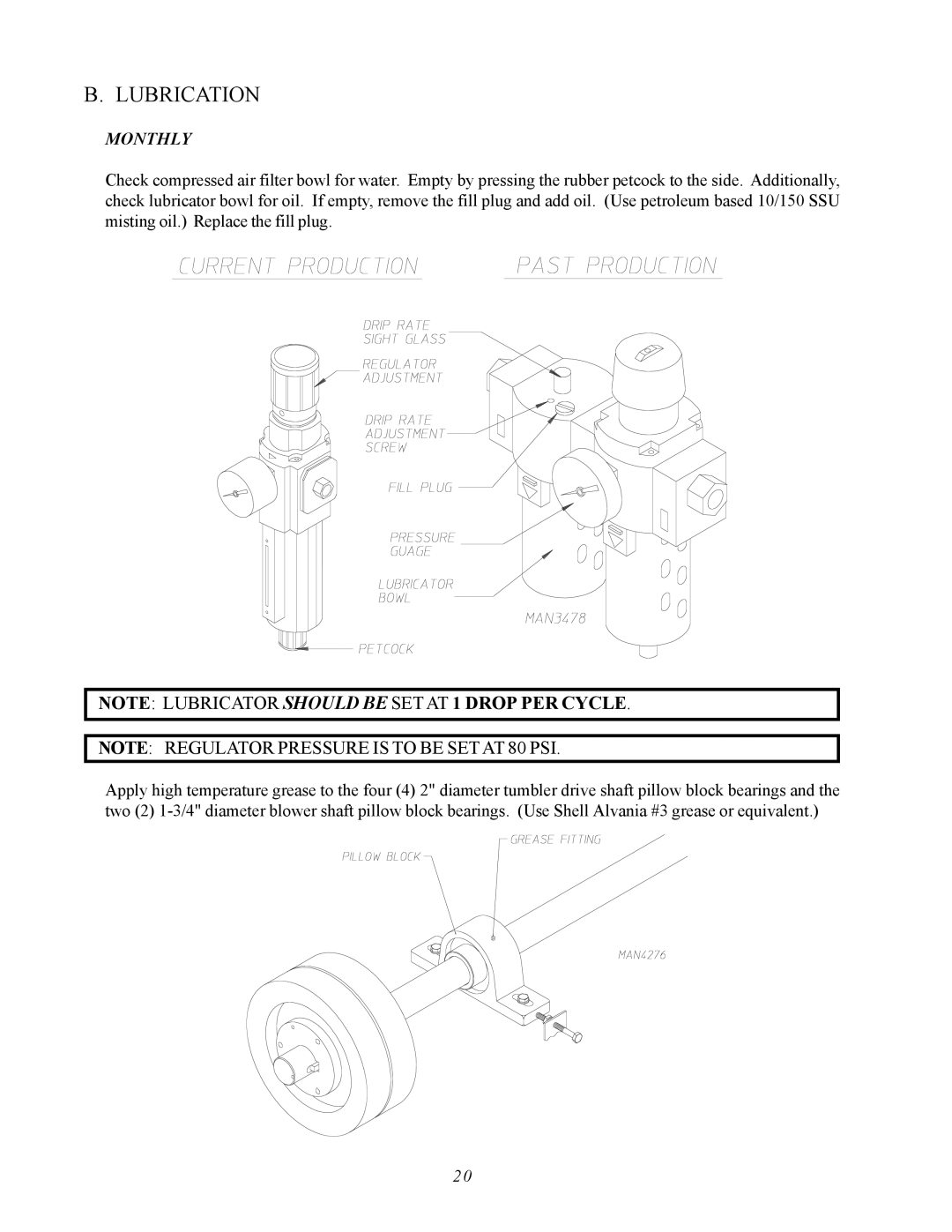 ADC AD-410 service manual Lubrication 