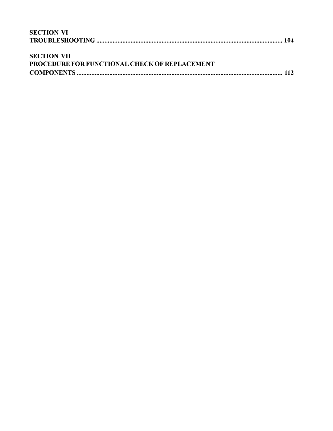 ADC AD-410 service manual Section Troubleshooting 