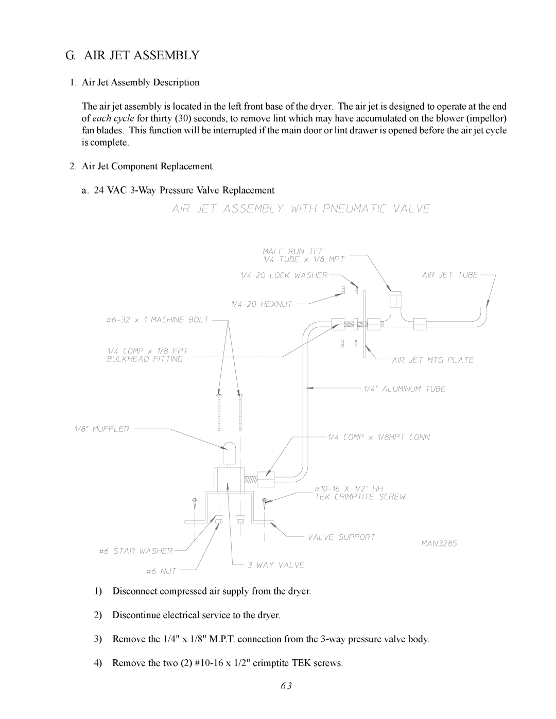 ADC AD-410 service manual AIR JET Assembly 