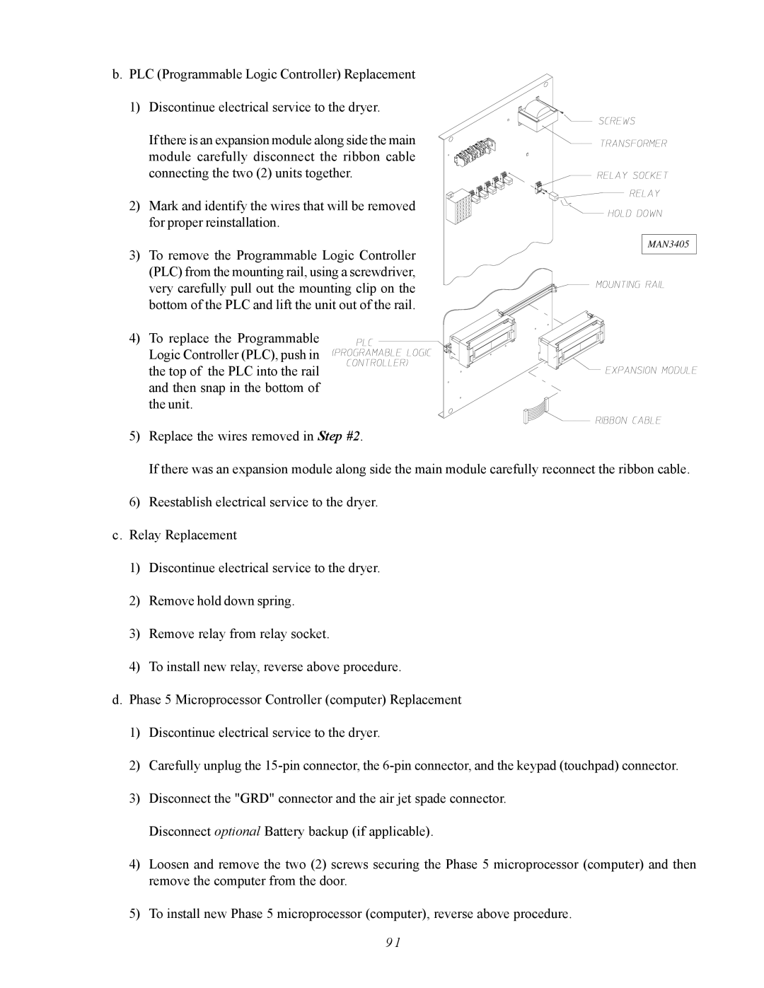 ADC AD-410 service manual MAN3405 