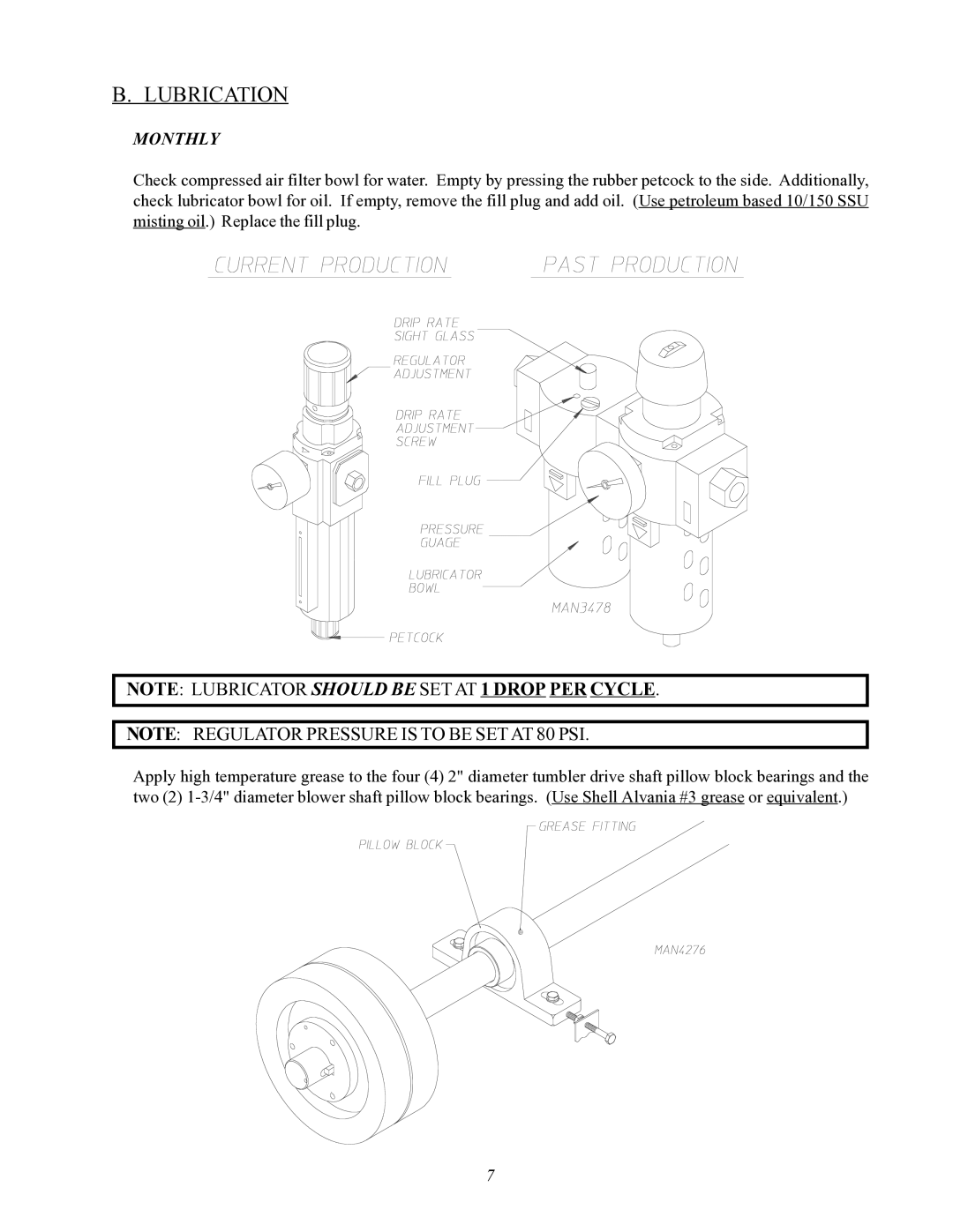 ADC AD-464 service manual Lubrication 