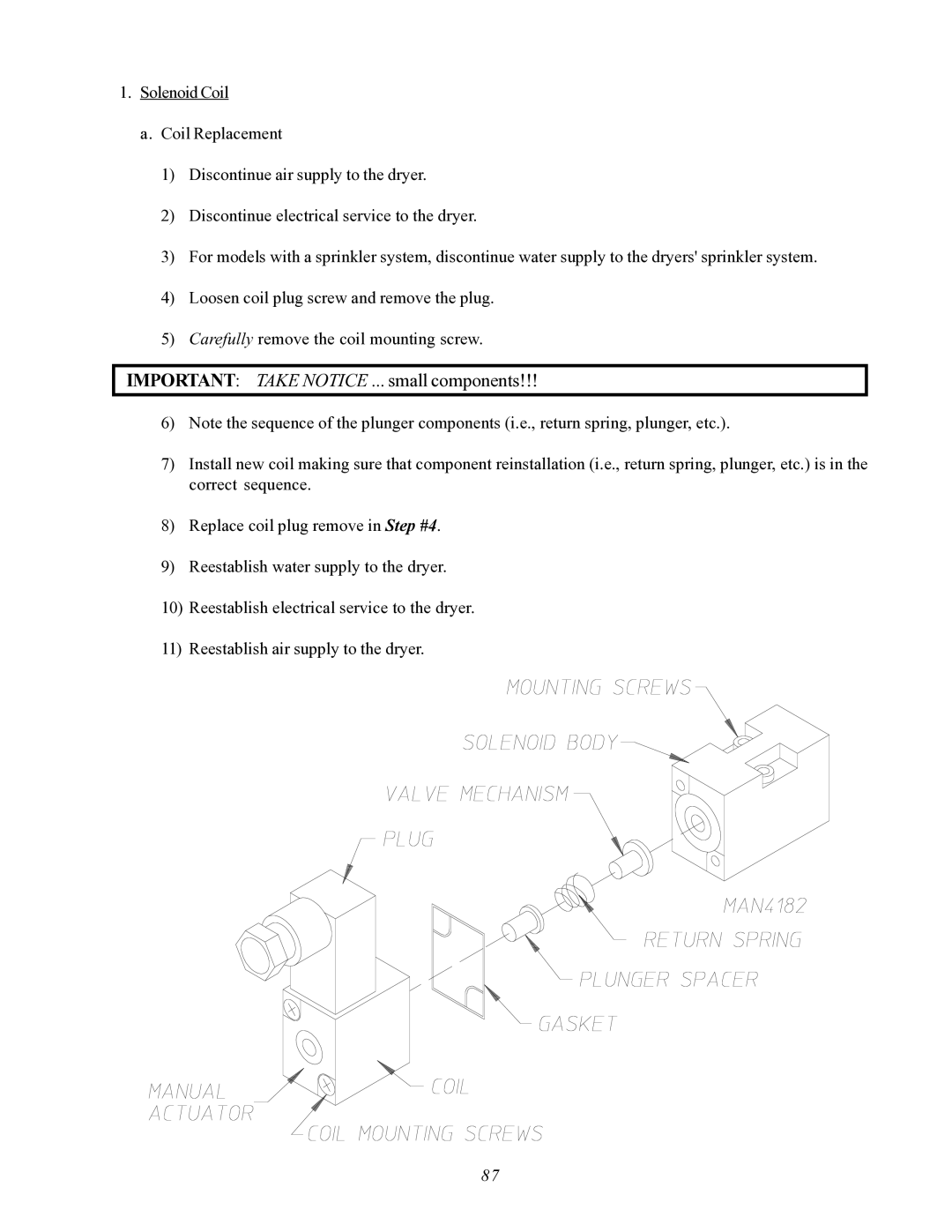 ADC AD-464 service manual Important Take Notice ... small components 