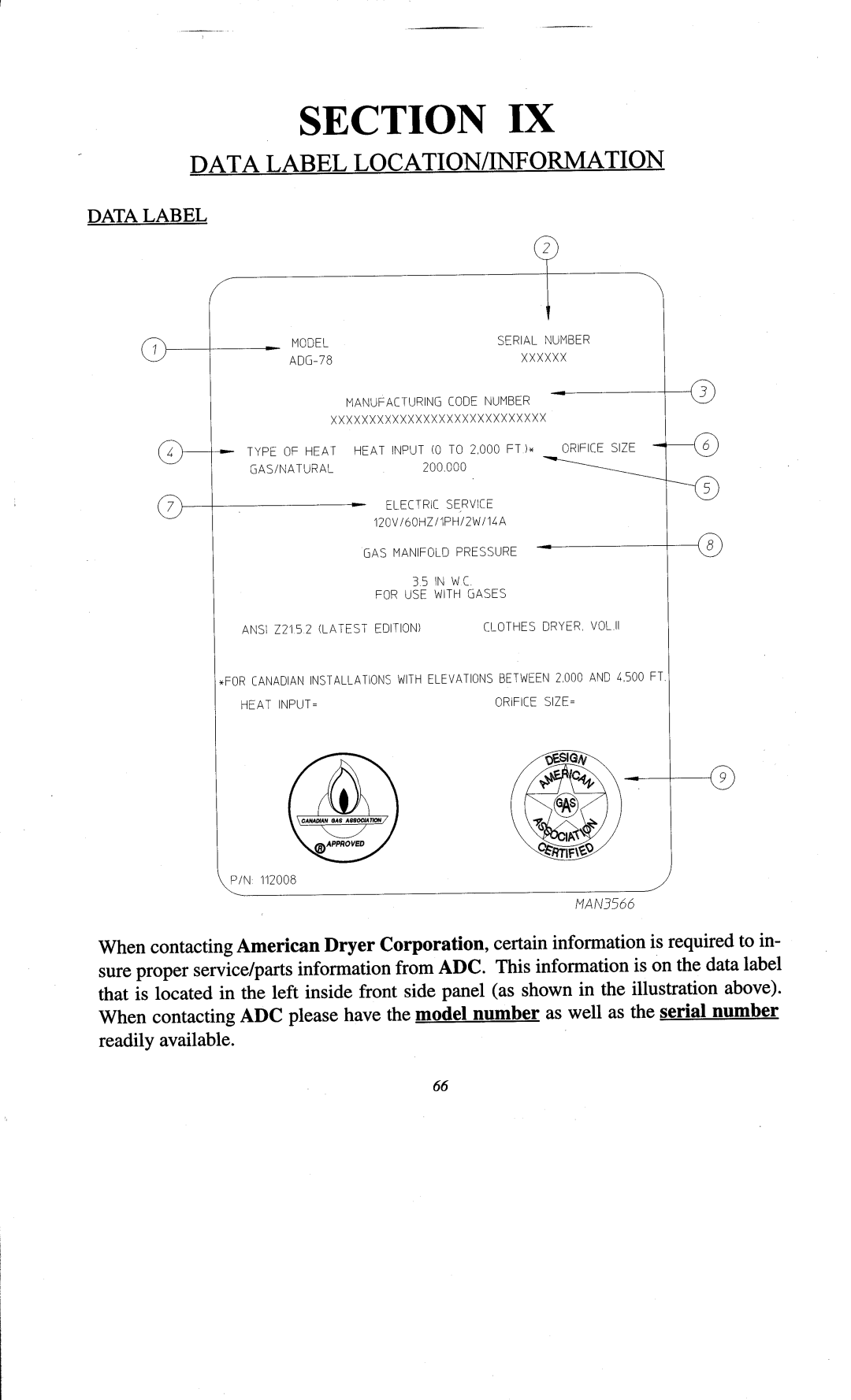 ADC AD-78 manual 