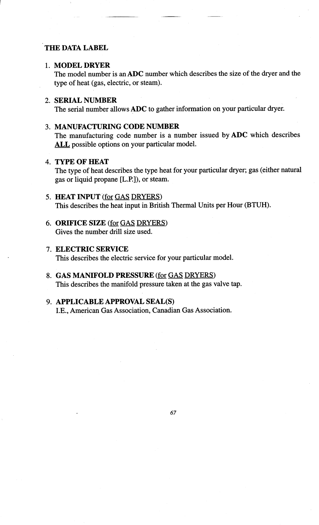 ADC AD-78 manual 