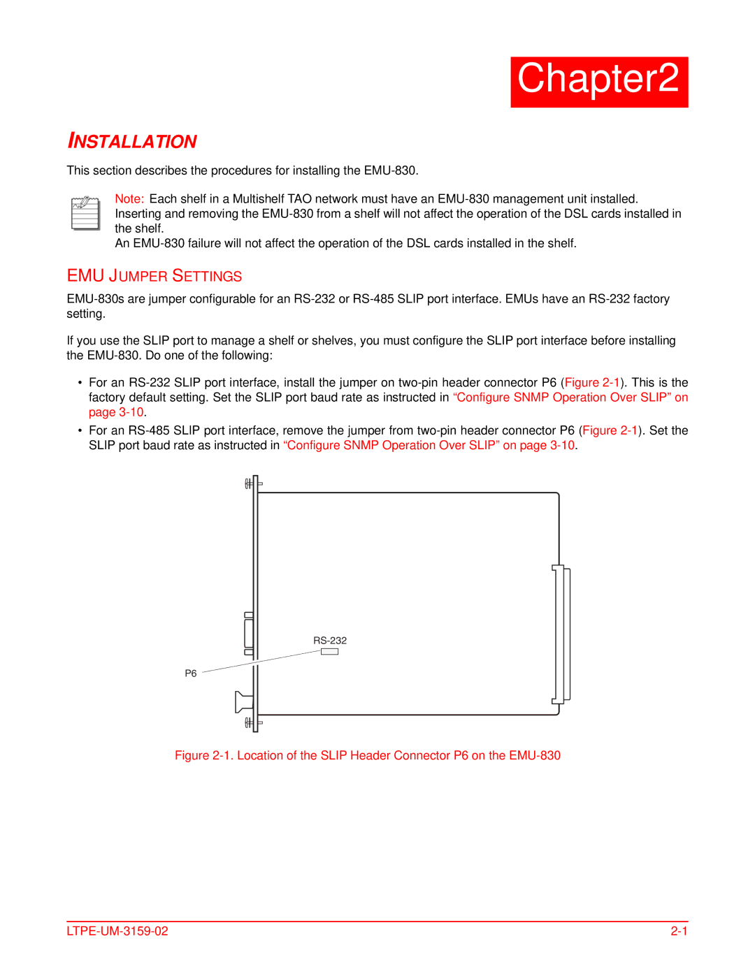 ADC user manual EMU Jumper Settings, Location of the Slip Header Connector P6 on the EMU-830 