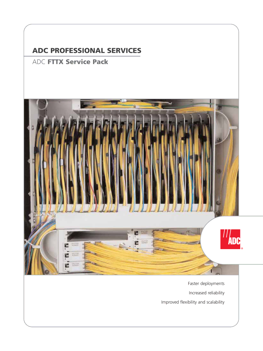 ADC FTTX Service Pack manual ADC Professional Services 