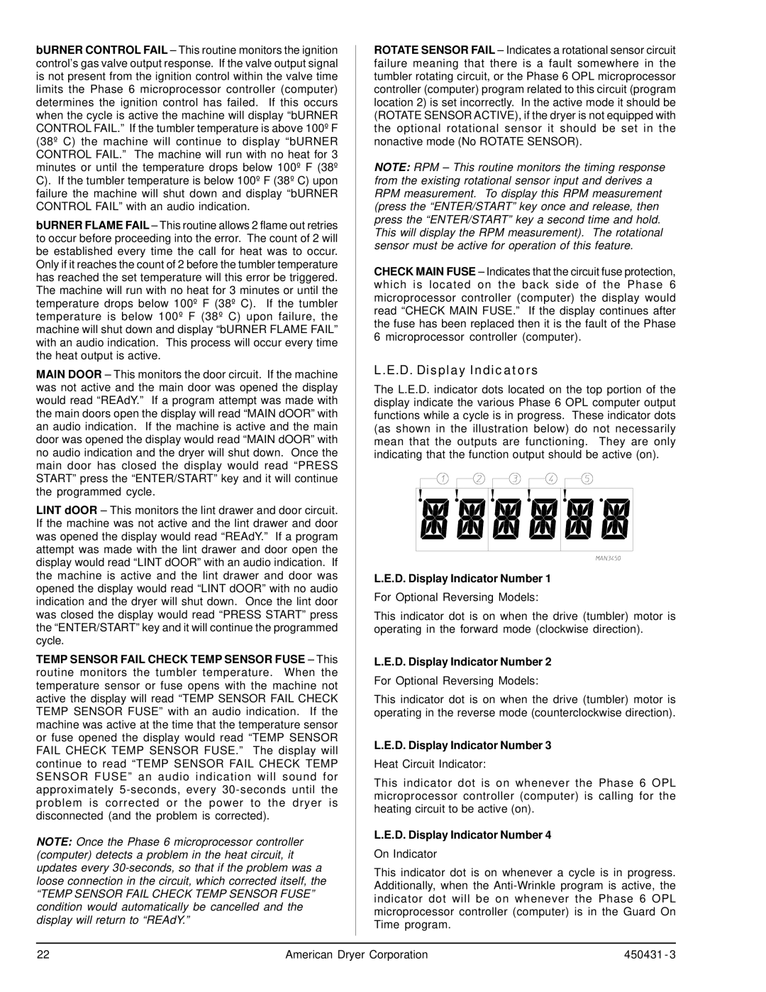 ADC ML-190, ML-175 service manual D. Display Indicators, D. Display Indicator Number 