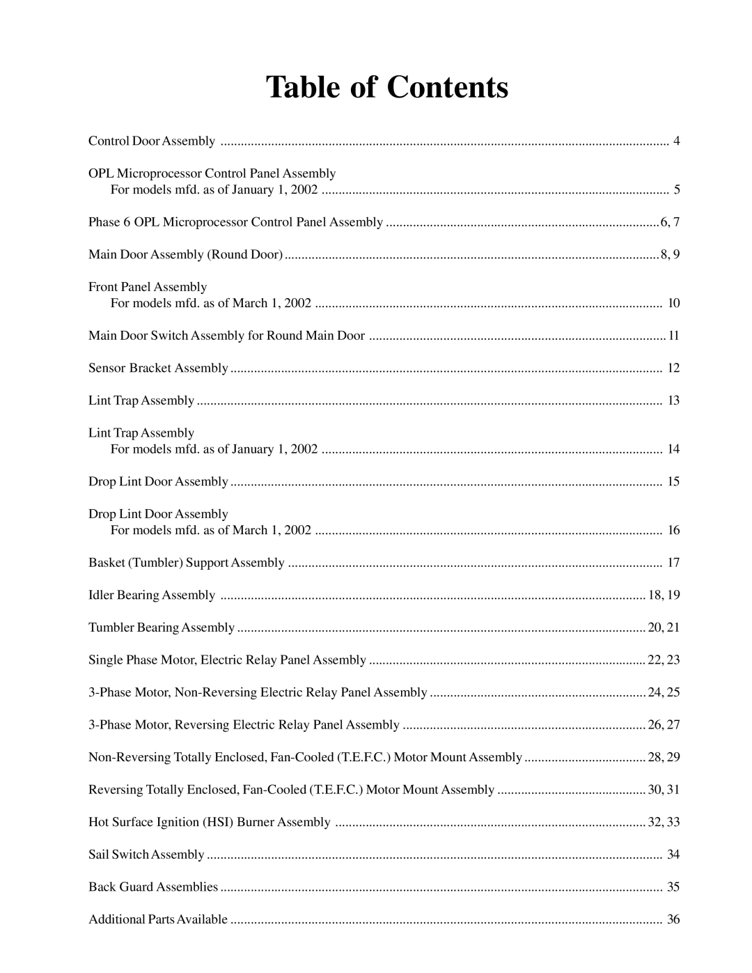 ADC ML-78 manual Table of Contents 