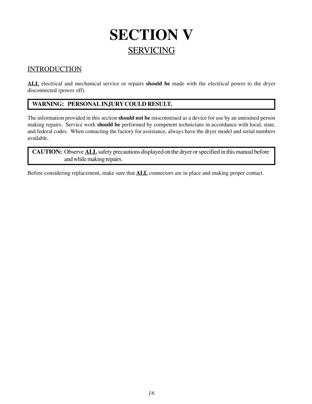 ADC ML-82 service manual Servicing, Introduction 