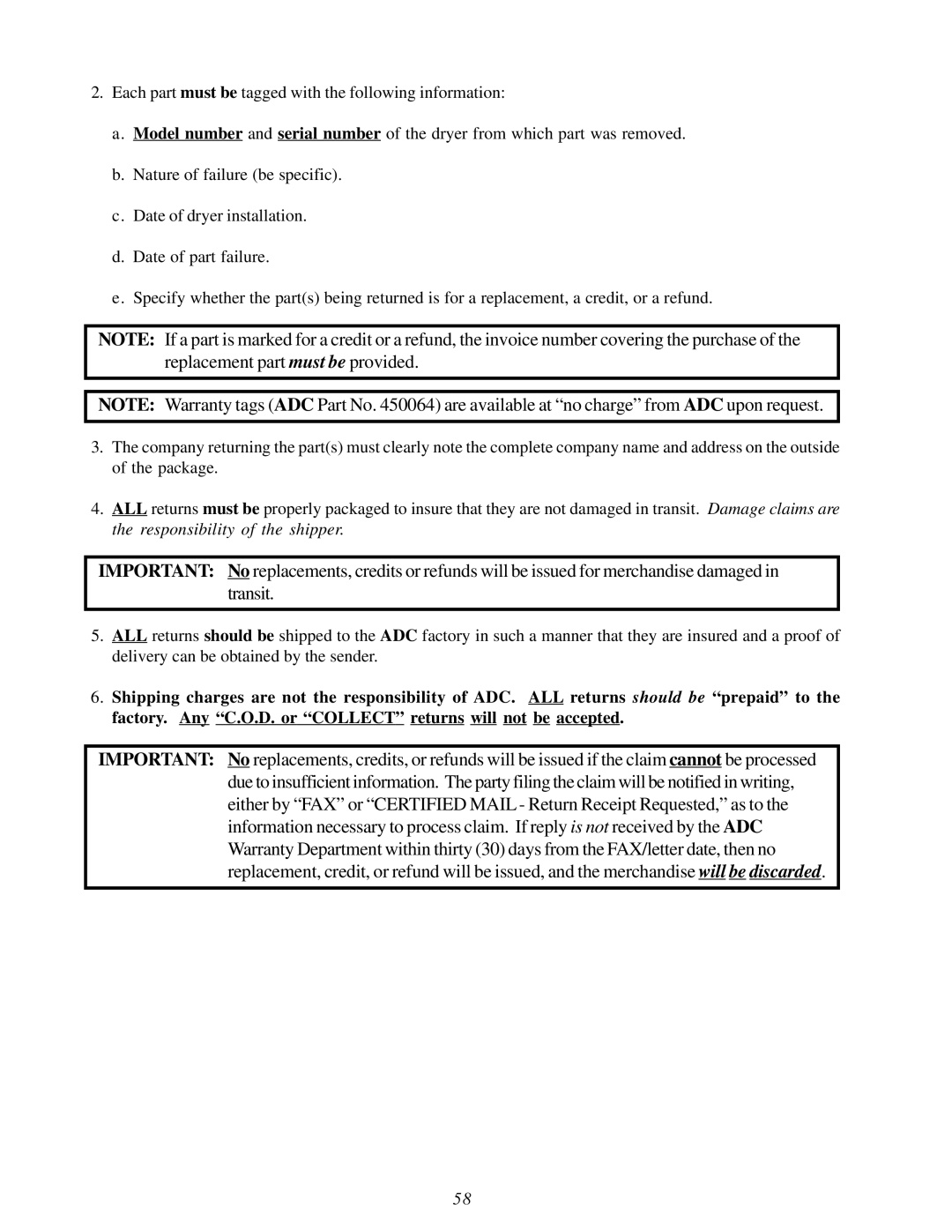 ADC ML-82 service manual 