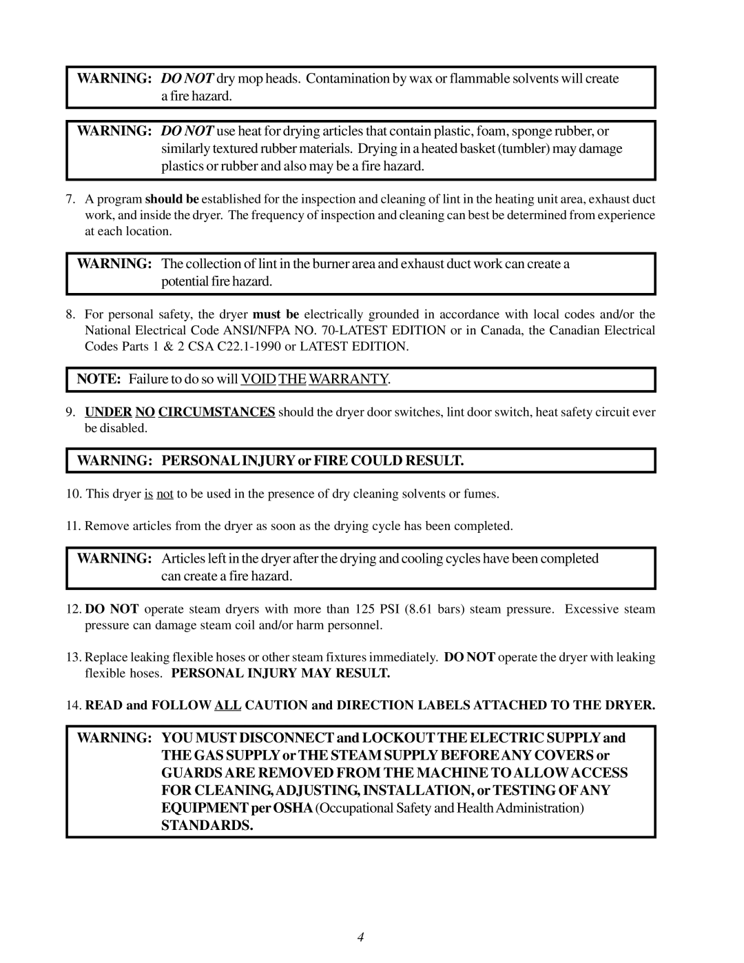 ADC ML-82 service manual Standards 