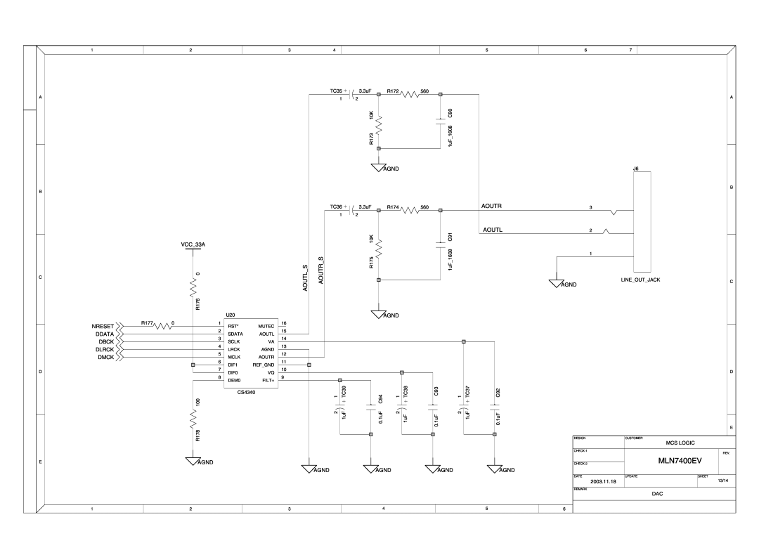 ADC manual MLN7400EV, Aoutr S, Aoutl S 