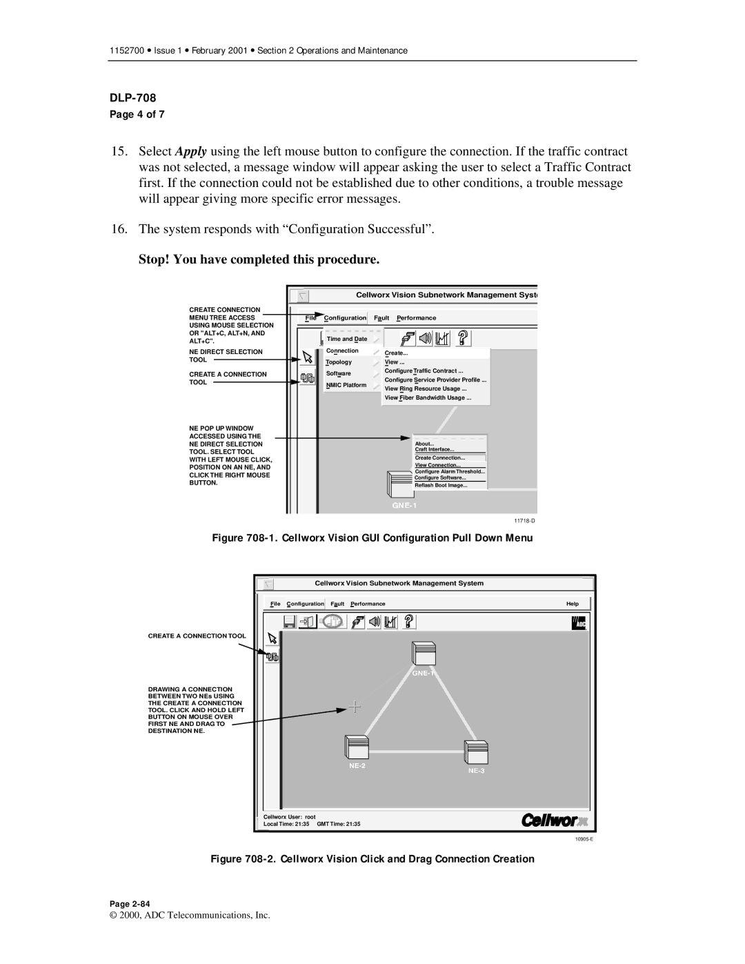 ADC Release 3.1 user manual Cellworx Vision GUI Configuration Pull Down Menu 