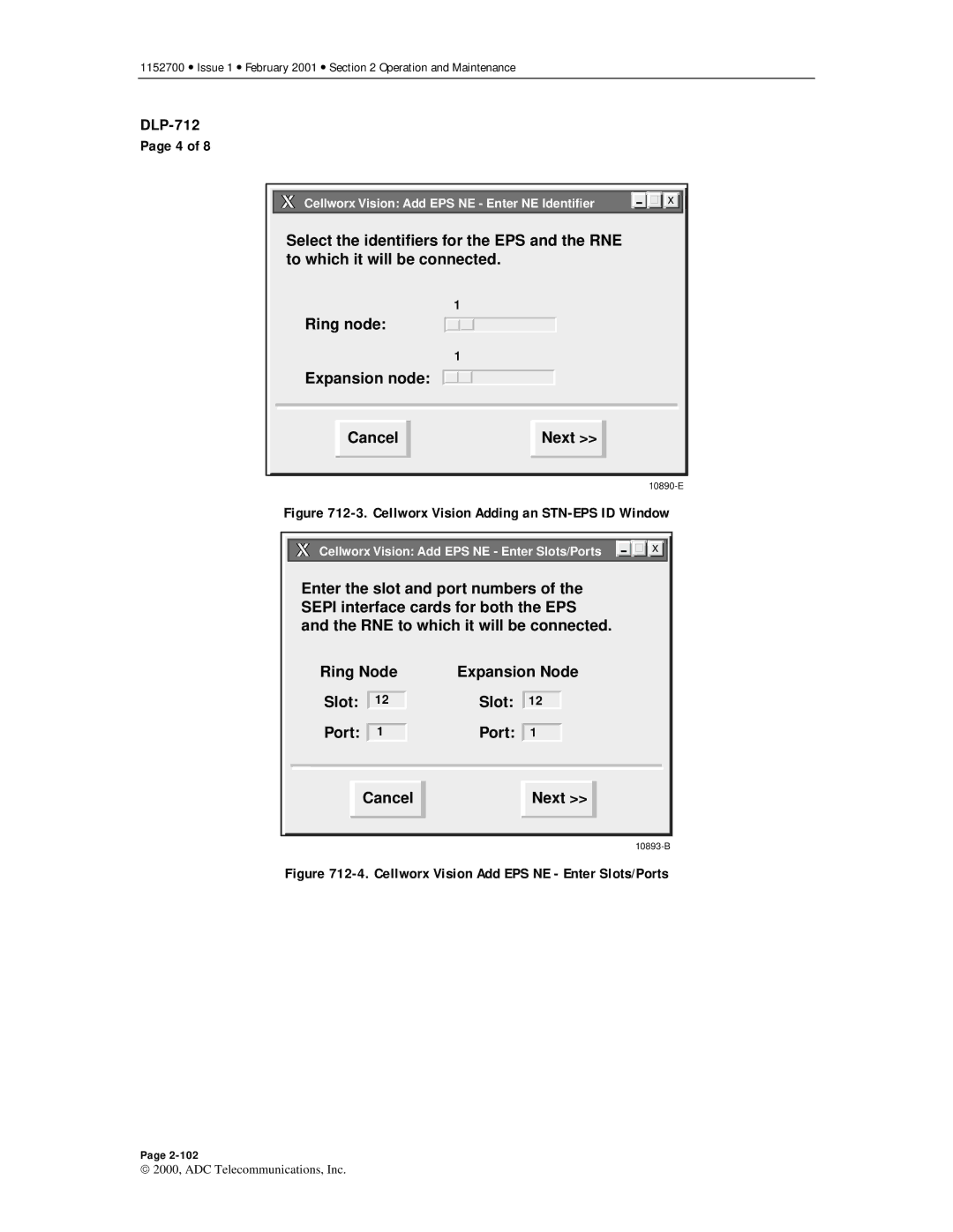 ADC Release 3.1 user manual Cellworx Vision Adding an STN-EPS ID Window 