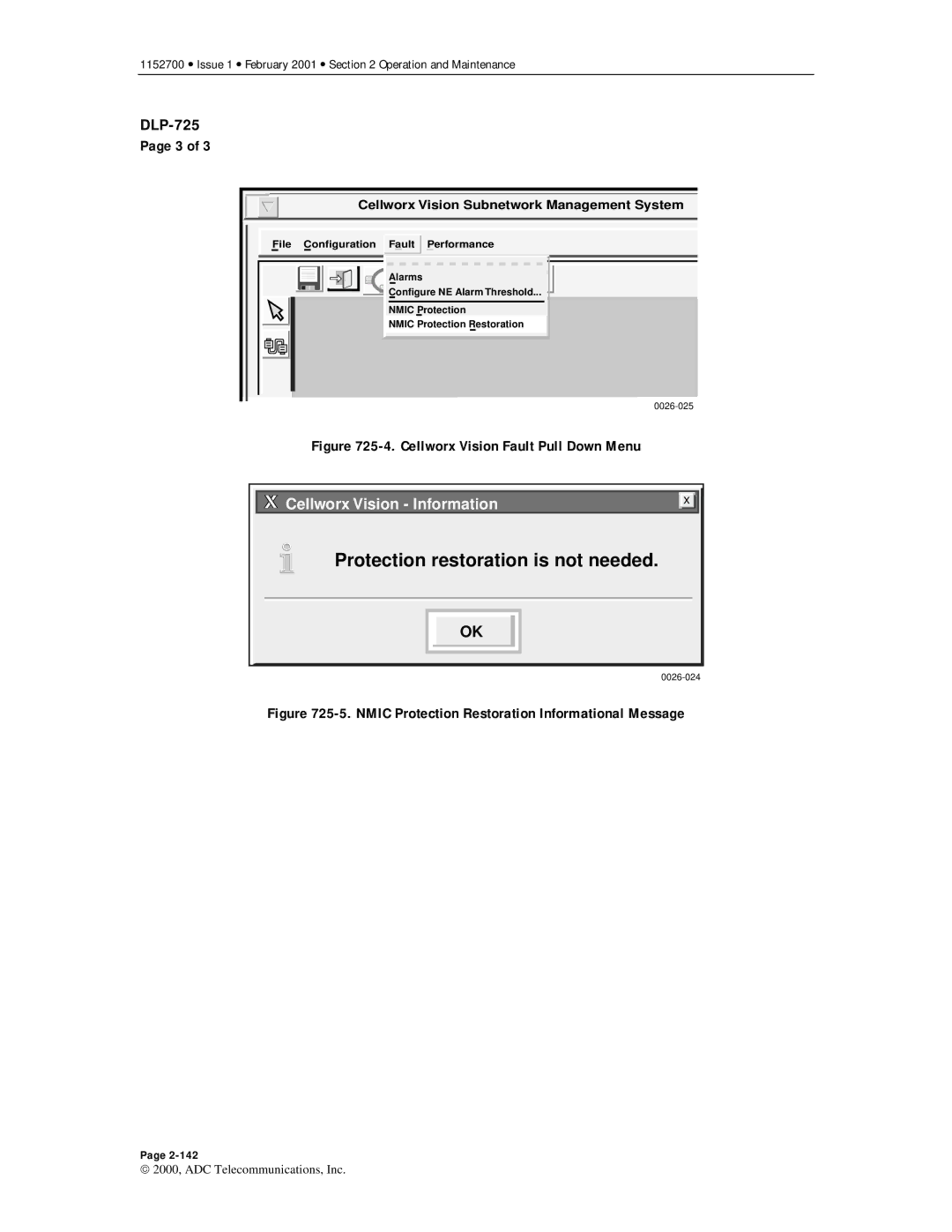 ADC Release 3.1 user manual Protection restoration is not needed 