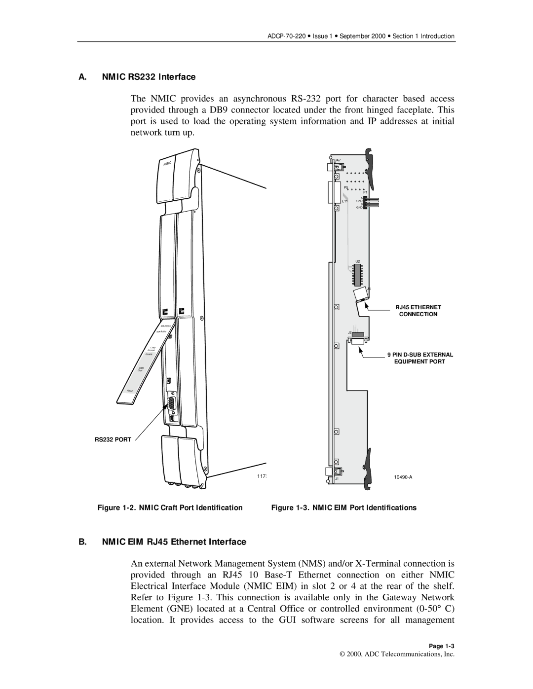 ADC Release 3.1 user manual Nmic RS232 Interface 