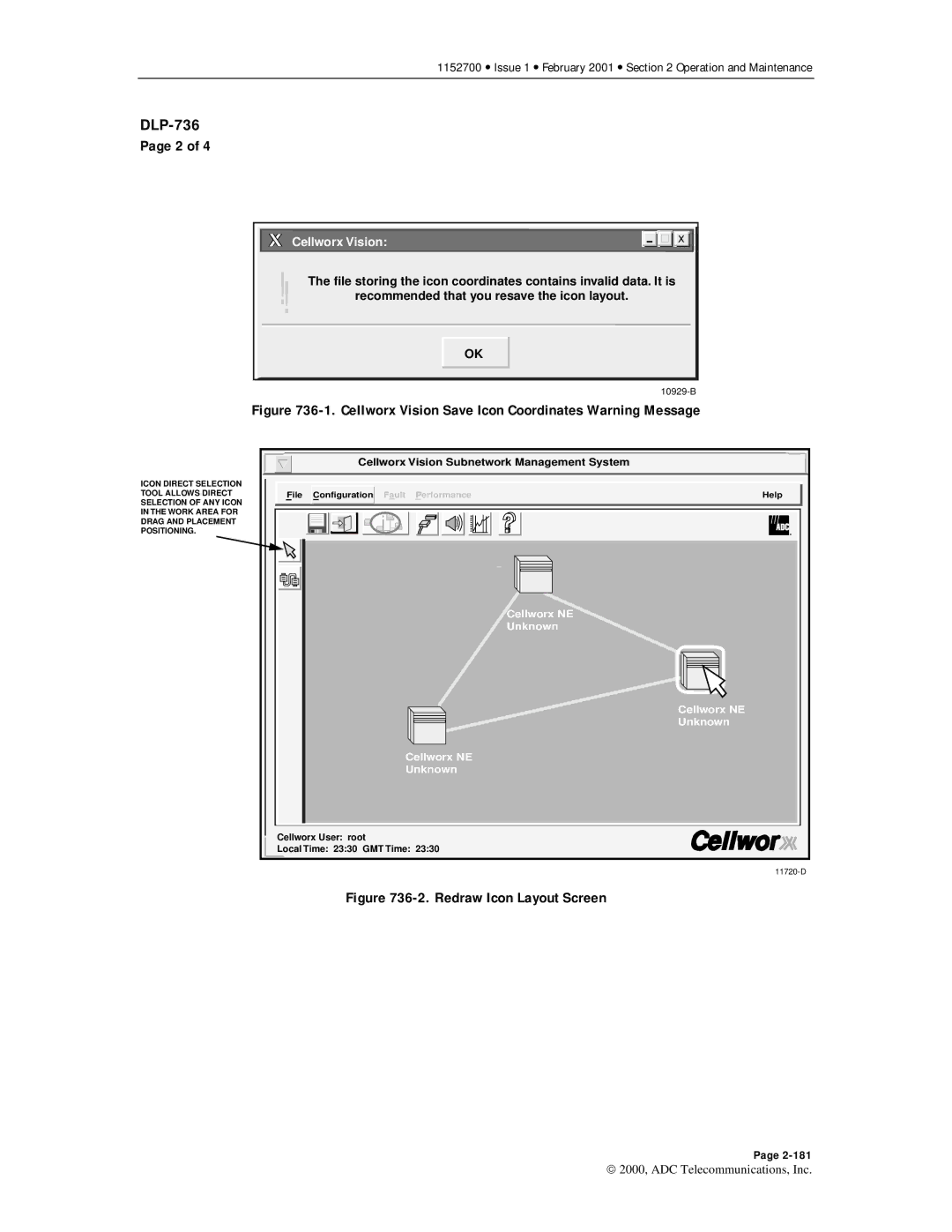 ADC Release 3.1 user manual Cellworx Vision Save Icon Coordinates Warning Message 