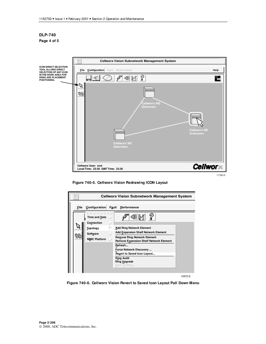 ADC Release 3.1 user manual Cellworx Vision Redrawing Icon Layout 