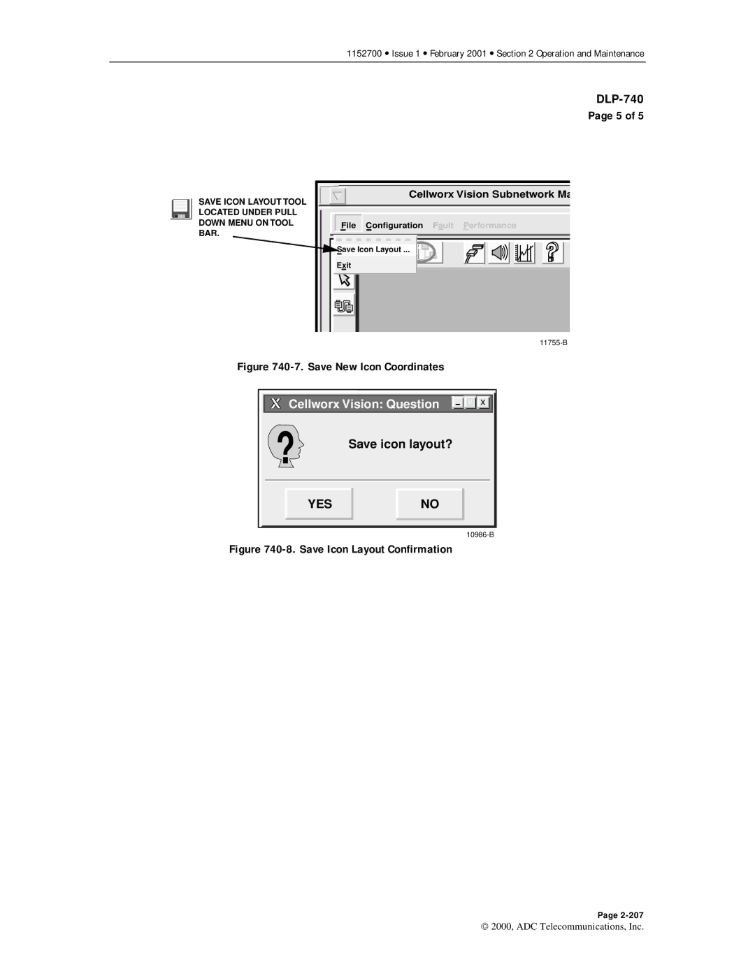 ADC Release 3.1 user manual Save New Icon Coordinates 