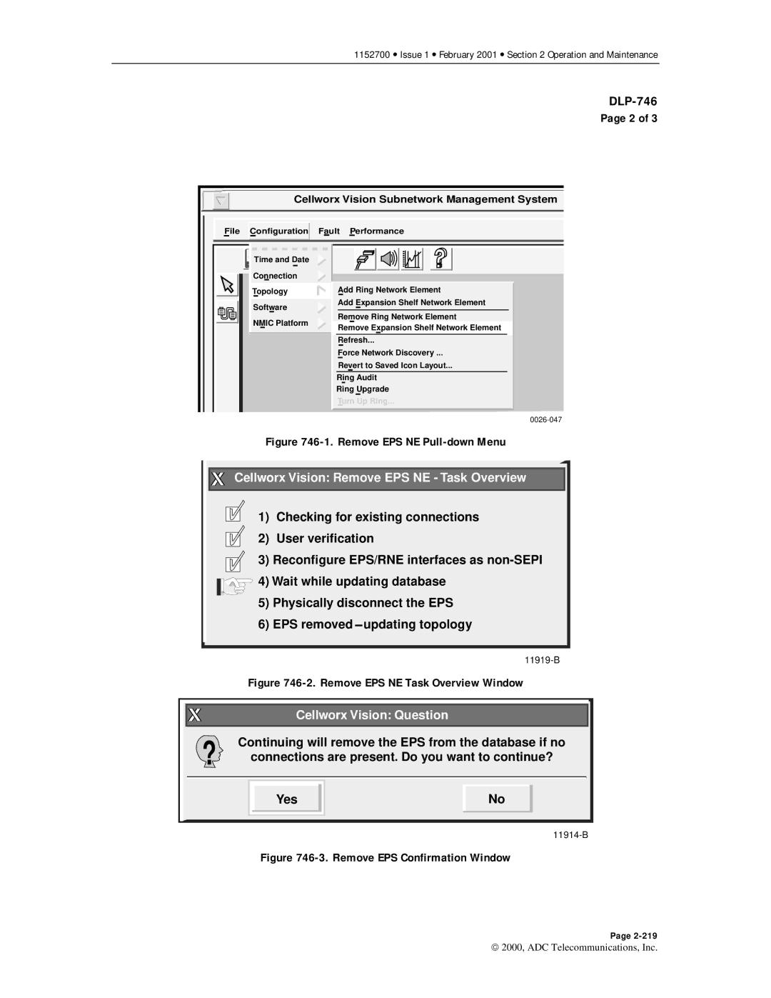 ADC Release 3.1 user manual Cellworx Vision Remove EPS NE Task Overview 