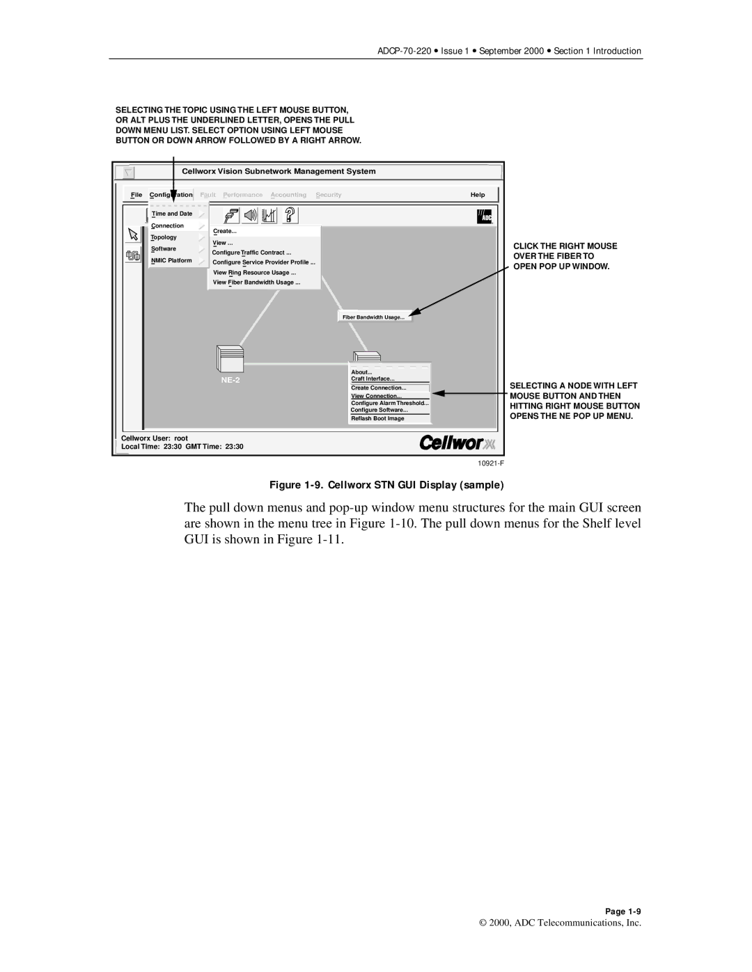 ADC Release 3.1 user manual Cellworx STN GUI Display sample 